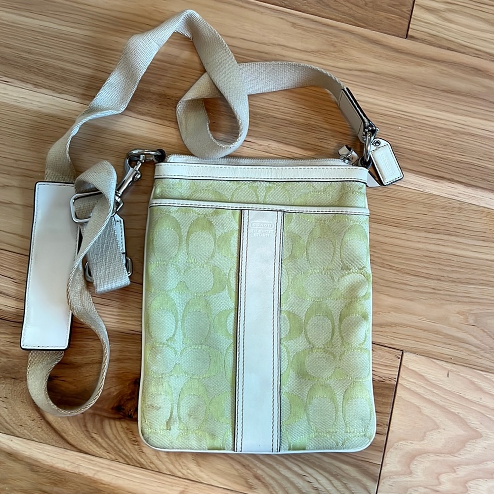 Green Coach Crossbody